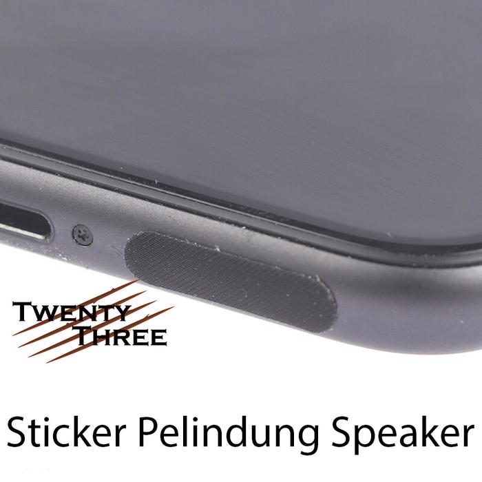 Gambar Sticker Stiker Pelindung Speaker HP Iphone samsung xiaomi dari debu - Panjang 1,6cm dari TwentyThree 23 undefined Tokopedia