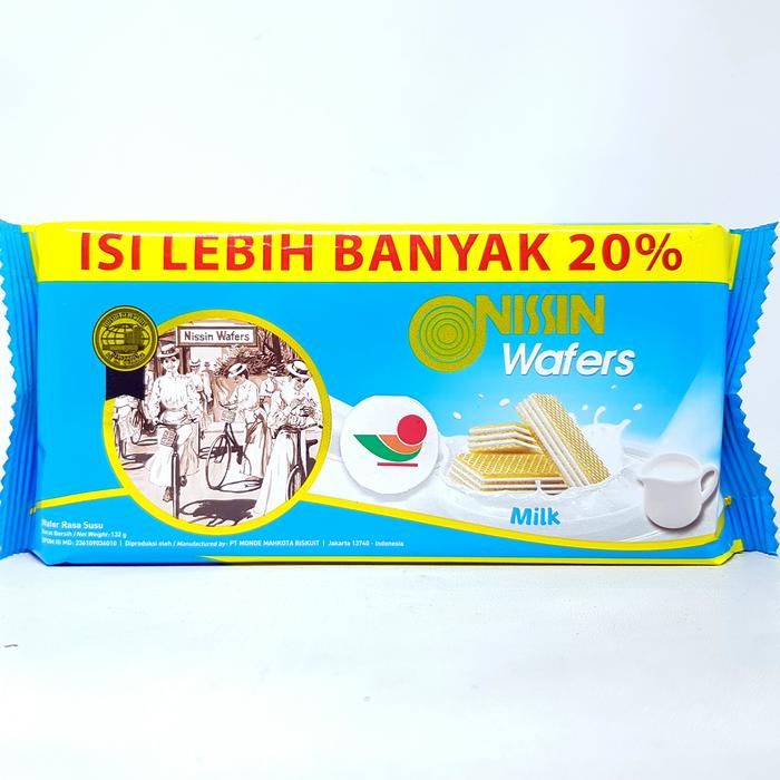 Gambar NISSIN WAFERS 145gr | WAFER CHOCOLATE COKLAT STROBERI VANILLA KACANG - Susu dari Toko Mitra Sidoarjo undefined Tokopedia