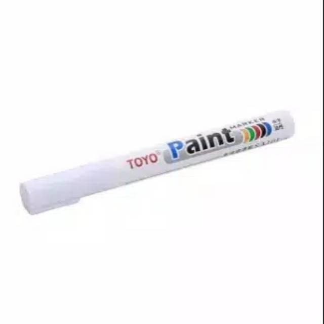 Gambar Spidol Marker Ban Paint merk Toyo - Putih dari Narwhal undefined Tokopedia