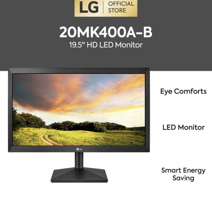 Gambar Monitor LED LG 20MK400A dan LED LG 20MK400H - 20MK400A dari Graha Computer Lampung undefined Tokopedia