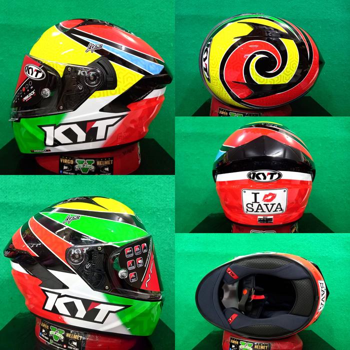 Jual HELM KYT NFR SAVA REPLICA GP EDITION NFR LIMITED EDITION