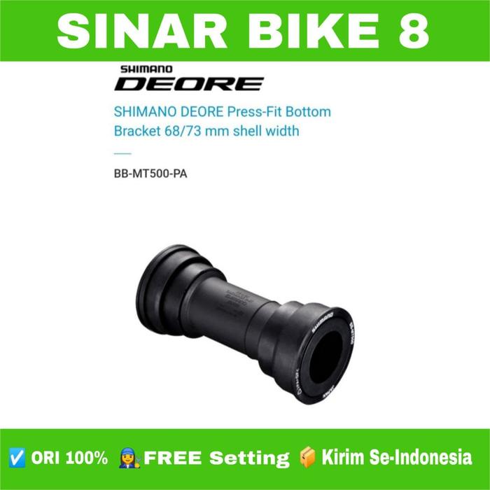Jual BB Bottom Bracket Shimano Presfit BB-MT500 Hollottech