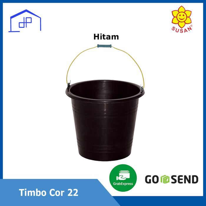 Gambar Timbo Cor 22 / Timba Plastik / Ember / Timba Cat / Timba Air - Hitam dari Depo Plastik Indonesia undefined Tokopedia