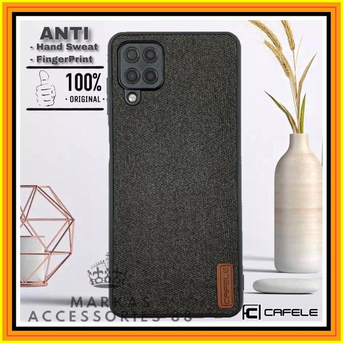 Gambar SAMSUNG GALAXY A42 / M42 5G CASE FABRIC DENIM ORIGINAL HARD TPU CAFELE - Hitam, A42 5G dari Markas acc 88 undefined Tokopedia