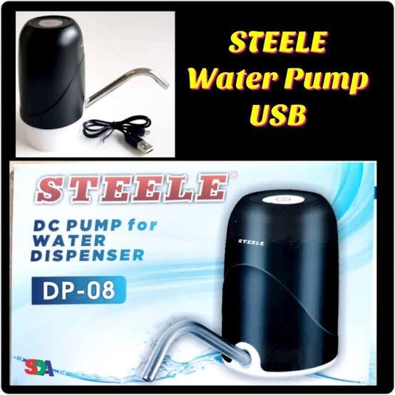Gambar Pompa Galon Elektrik STEELE Pump DP-08 Rechargeable Charger USB dari Tasik Jaya Official Store undefined Tokopedia