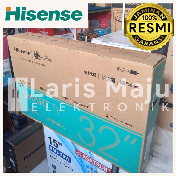 Gambar LED Smart TV Android Hisense 32 Inch 32A6000F dari Ebasco Elektronik Bandung undefined Tokopedia