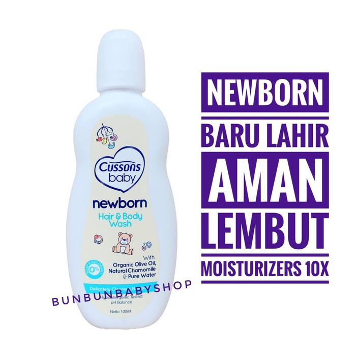 Jual CUSSONS Baby Newborn Hair And Body Wash 100ml Perlengkapan