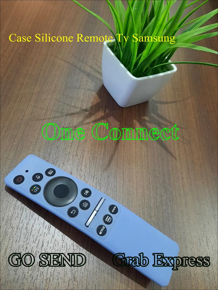 Gambar Case silicone pelindung Remote tv Samsung TU8000 - Biru Muda dari One connect undefined Tokopedia