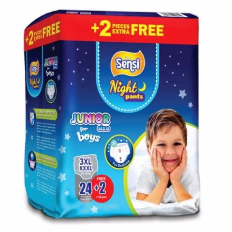 Gambar Sensi Night Junior Pants Boy / Girl Jumbo - 3XL / 4XL / XXXL - Boy, 3XL - 12 pcs dari sertamart undefined Tokopedia
