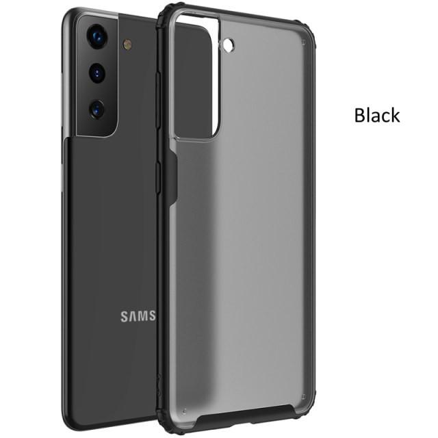 Gambar Premium Translucent SAMSUNG GALAXY S21 FE 5G Casing Cover Case - Hitam dari Vega Ware undefined Tokopedia