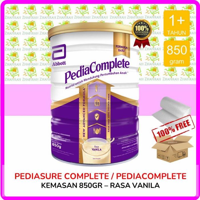 Gambar Pediasure Complete / Pedia Complete Susu Vanila Tin Kaleng 850g 850 gr dari Soonly.Store undefined Tokopedia