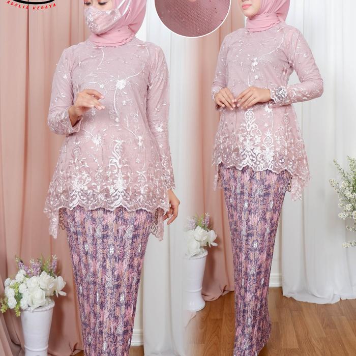 Gambar Set Kebaya modern//kebaya wisuda//KEBAYAPESTA - rose gold, atasan aja dari LAKUSE STORE undefined Tokopedia