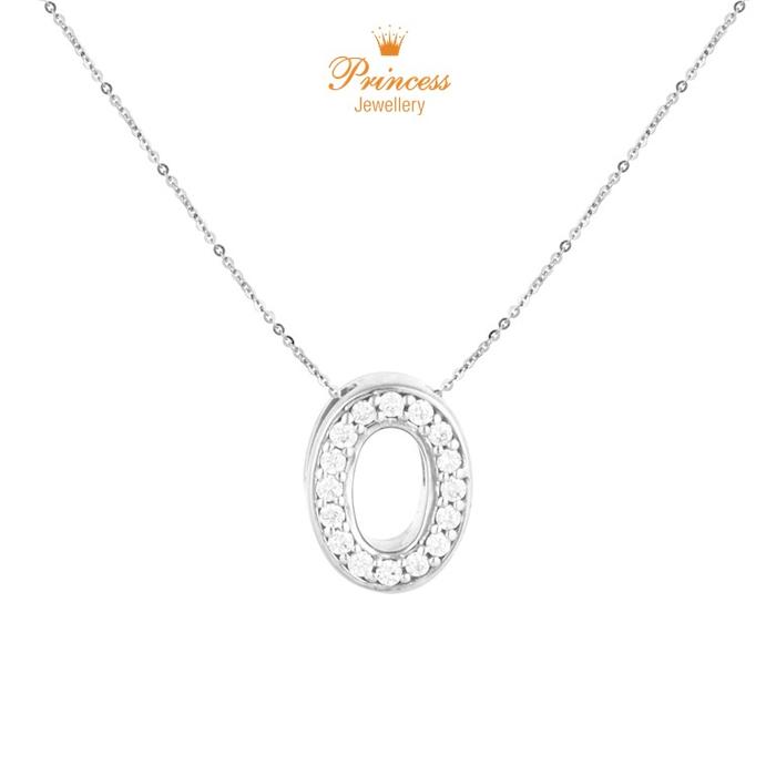 Gambar Liontin Inisial O Berlian PPD1034608 Princess Jewellery - White Gold dari Princess Jewellery Online Kota Administrasi Jakarta Selatan Tokopedia