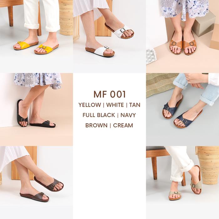 Gambar MiNiMiMO By ANES Sandal Kulit Wanita - MF 001 - White, 39 dari Minimimo ID undefined Tokopedia