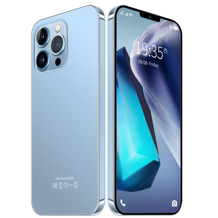 Gambar Ponsel Pintar Baru i13 pro max Android 10.0 Layar HD 7,5 inci Baru CP - Biru, 512GB dari suncell88 undefined Tokopedia