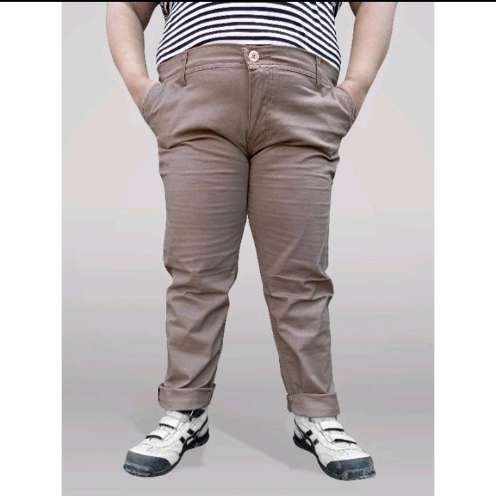 Gambar celana panjang cinos jumbo - Hitam, 39 dari AS JOS undefined 4 Tokopedia