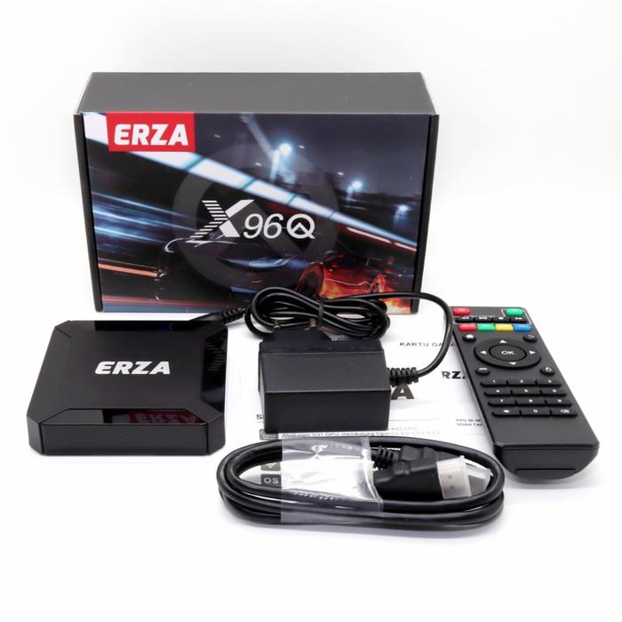 Gambar Erza X96Q TV Box Android 10 STB Android H313 QuadCore 4K 2.4G - Erza 2Gb 16Gb dari OborBaru undefined Tokopedia
