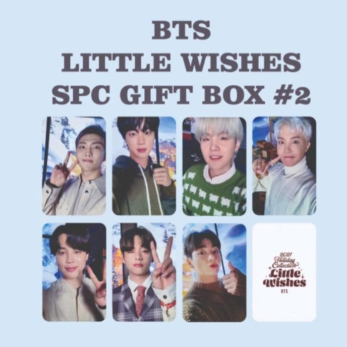 Gambar [7pcs] BTS LITTLE WISHES SPECIAL GIF PHOTOCARD & FREE 3 STICKER MEMBER - Versi 2 dari Kpopstores_id undefined Tokopedia