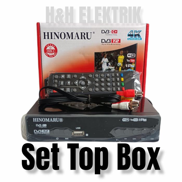 Gambar Set Top Box DVB T2 / STB Set Top Box Hinomaru - SET TOP BOX dari H&H ELEKTRIK ID undefined Tokopedia