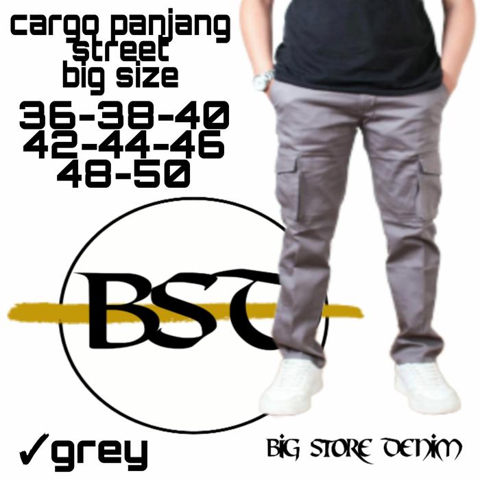 Gambar CELANA CARGO PRIA JUMBO BIG SIZE/ CELANA CARGO JUMBO/CARGO BIG SIZE - mocca, 36-37 dari BIG STORE DENIM undefined Tokopedia