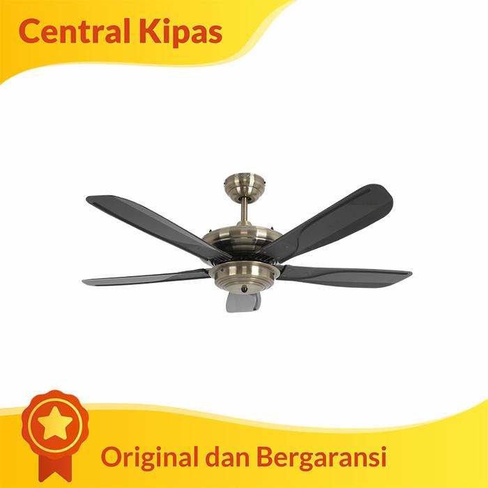 Gambar Ceiling Fan MT EDMA 45in CONTRACTOR Kipas Angin Remote - Antique Brass dari Central Kipas undefined Tokopedia