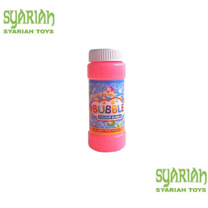 Gambar REFIL BUBBLE ISI ULANG GELEMBUNG BALON SABUN GATLING GUN DLL 59ML P9 - 1 PCS dari SYARIAH TOYS undefined Tokopedia