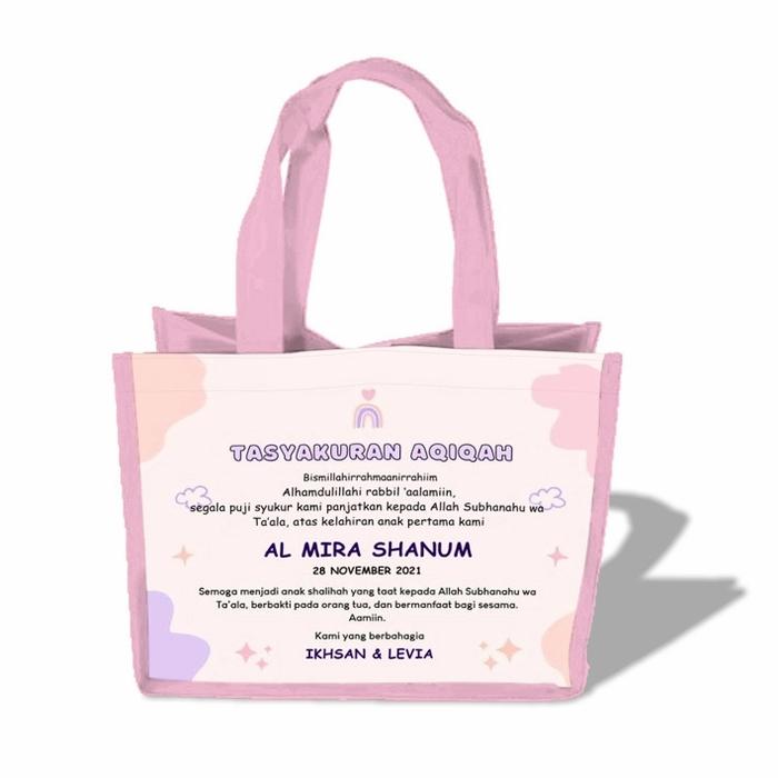 Gambar Tas goodie bag custom untuk aqiqah syukuran - box kfc dari farihatunshop undefined Tokopedia