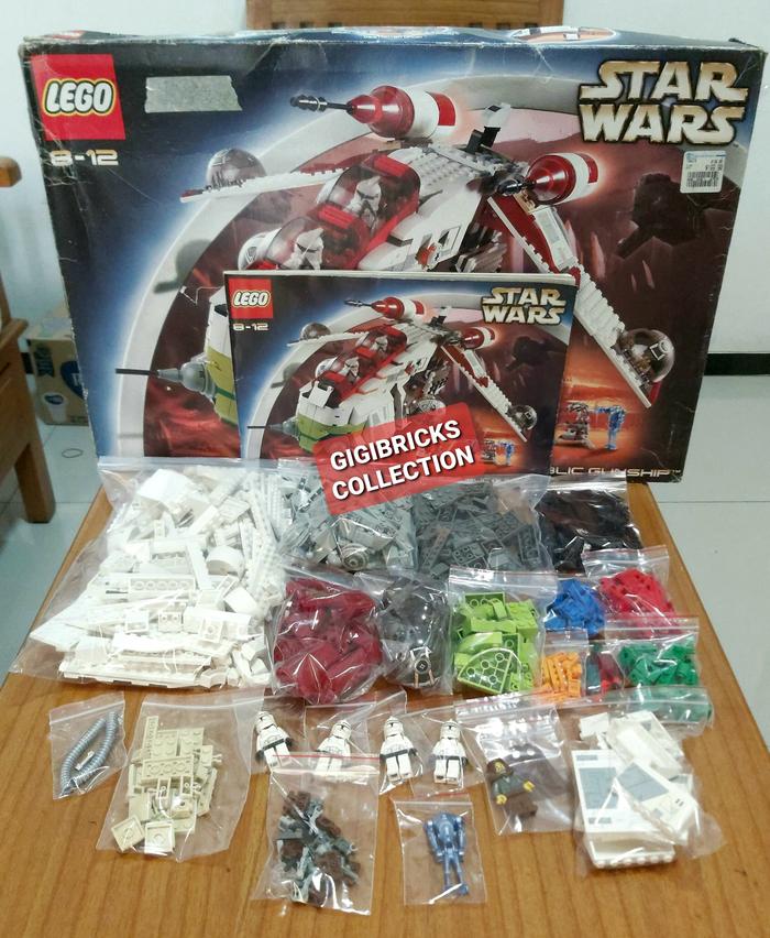 Gambar Lego Star Wars Original 7163 Republic Gunship (Second) dari Gigibricks Collection undefined Tokopedia