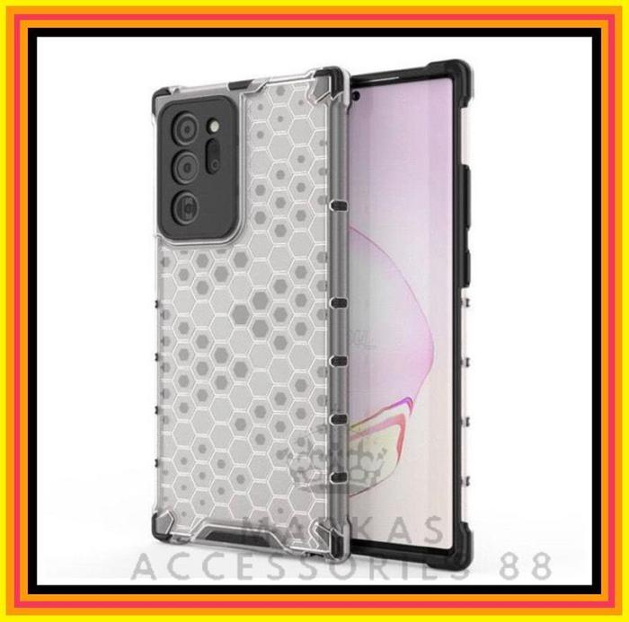 Gambar SAMSUNG GALAXY NOTE 20 ULTRA HARD CASE HONEYCOMB ORIGINAL SILICONE TPU - CLEAR, NOTE 20 ULTRA dari Markas acc 88 undefined Tokopedia