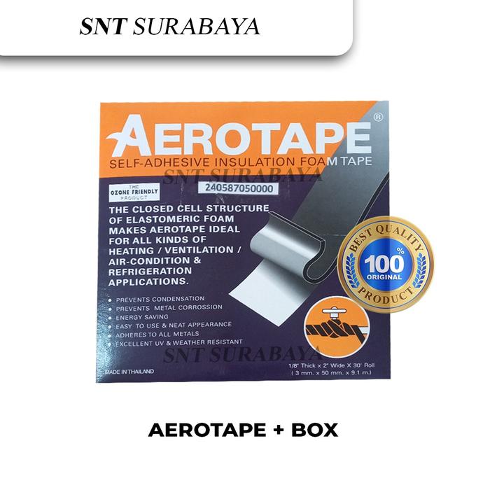 Gambar FOAM TAPE AEROTAPE - JUAL INSULATION AEROTAPE FOAM - INSUALTION TAPE - PLUS BOX dari Sarana Nikoteknik undefined Tokopedia