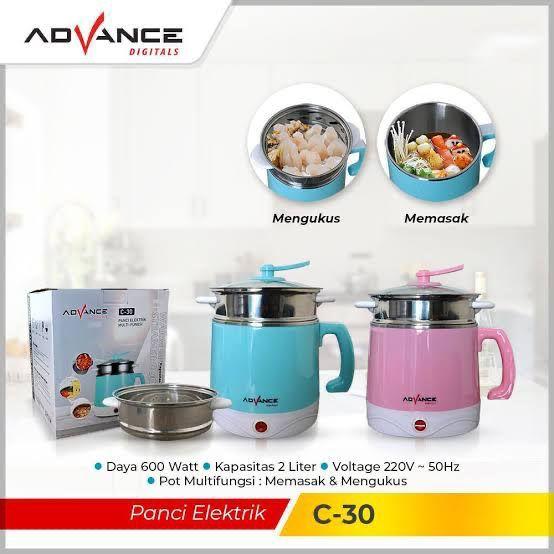 Gambar PANCI LISTRIK ADVANCE C26 PANCI ELEKTRIK SERBA GUNA 26cm ORIGINAL - C-30 dari celced market undefined Tokopedia