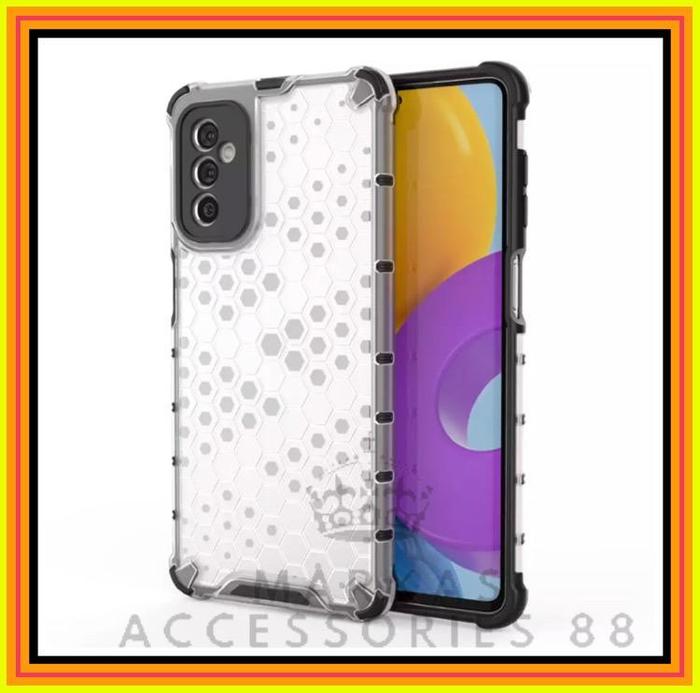 Gambar SAMSUNG GALAXY M52 5G CASE HONEYCOMB HARD PC CLEAR CASING ARMOR COVER - CLEAR, SAMSUNG M52 5G dari Markas acc 88 undefined Tokopedia