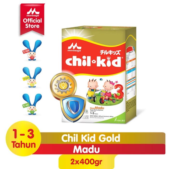 Gambar morinaga chil-kid 3 susu pertumbuhan anak 1-3 tahun madu 800 gram dari yasmin_olshop undefined Tokopedia