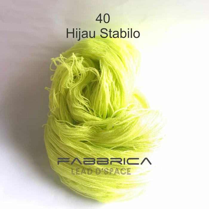Gambar BENANG RUGS WOOL KILOAN WOL RAJUT SULAM SIET YARN HIJAU LUMUT STABILO - 40 HijauStabilo dari fabbrica undefined Tokopedia