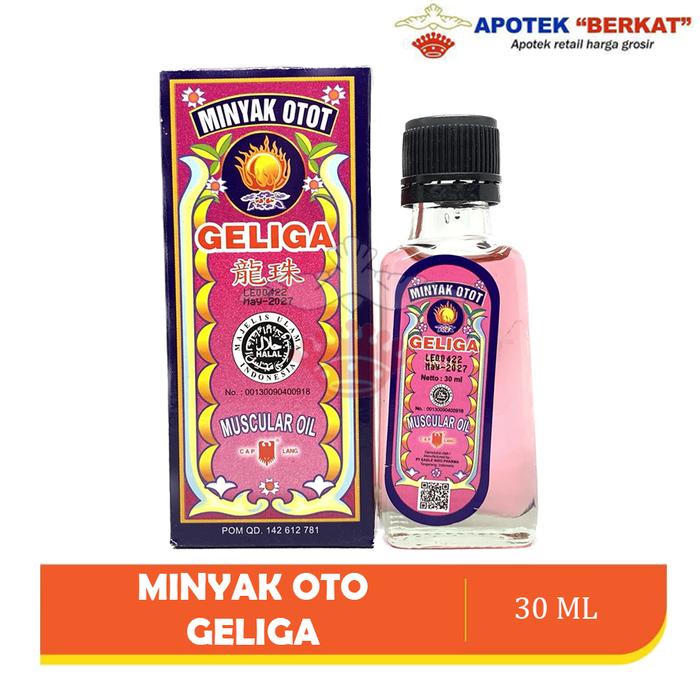 Gambar Minyak URUT OTOT GELIGA 30ML/60ml - MINYAK GOSOK / URUT - 30 ML dari APOTEK BERKAT CITRA RAYA undefined Tokopedia