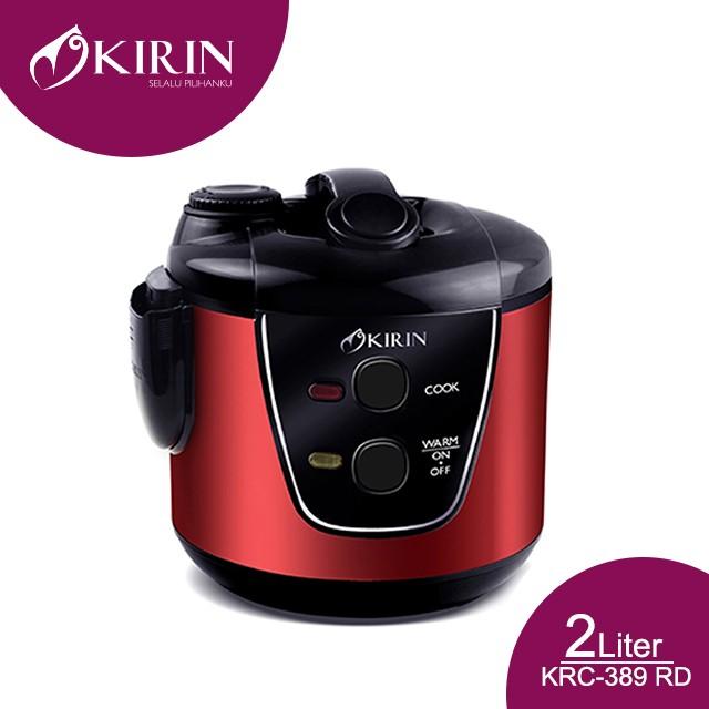 Gambar KIRIN Rice Cooker 2 Ltr KRC 389 SS - KRC389 Stainless - Merah dari amac electronic store undefined Tokopedia