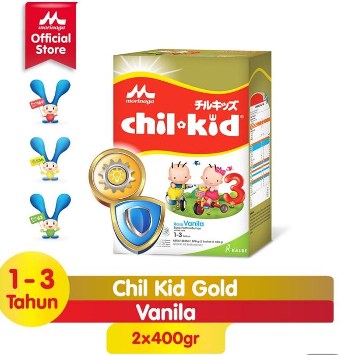 Gambar morinaga chil-kid 3 susu pertumbuhan anak 1-3 tahun vanila 800 gram dari yasmin_olshop undefined Tokopedia