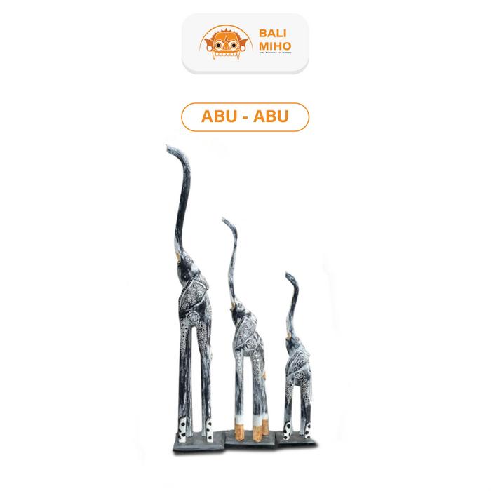 Gambar Patung Gajah Kayu Set Patung Gajah Elephant Statue Patung Binatang - m. 3 dari Bali Miho undefined Tokopedia