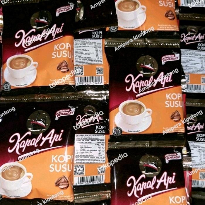 Gambar Kopi Kapal Api Susu 1 Renceng (10 pcs) dari AMPERA KLONTONG undefined Tokopedia