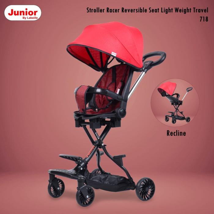 Gambar Labeille 718 Stroller Junior Racer Reversible Light Kereta Dorong Bayi - Merah dari RAIN BABY SHOPS undefined Tokopedia
