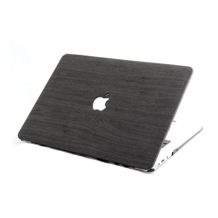 Gambar MacBook Air 13 13.6 M2 A2681 Case Casing Wood Skin Motif Kayu Guard - Black Wood dari HahaStore ID undefined Tokopedia