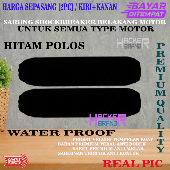 Gambar Grosir sarung shock Yamaha Nmax cover shockbreaker nmax pilihan warna - Polos Nmax dari hacker brand undefined Tokopedia