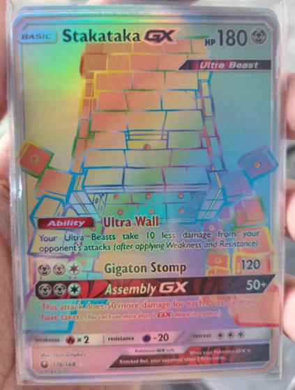 Gambar KARTU POKEMON TCG RAINBOW GX HOLOGRAM ENGLISH VERSION ULTRA BEAST - STAKATAKA dari orry spot official undefined Tokopedia