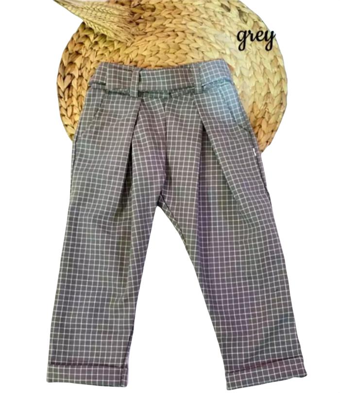 Gambar COD Celana anak Wanita KPOP Pants CELANA Model KOREAN Tali Pita Besar - Abu-abu, XL dari irrene_store undefined Tokopedia