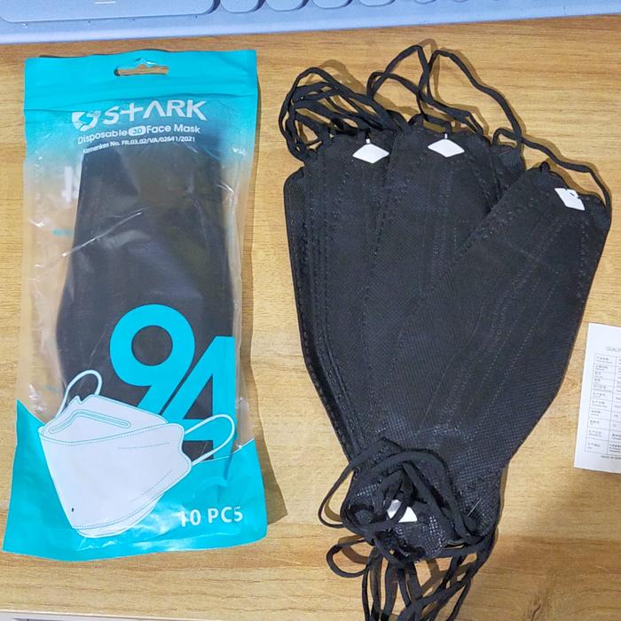 Gambar masker korea 3d kf94 warna pink-biru-merah-abu-ungu-oren-hot pink 10pc - hitam senada dari velvetshop undefined Tokopedia