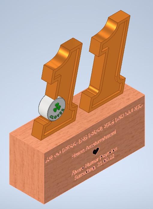 Gambar Piala 3D print dari MICROINOVATOR undefined Tokopedia