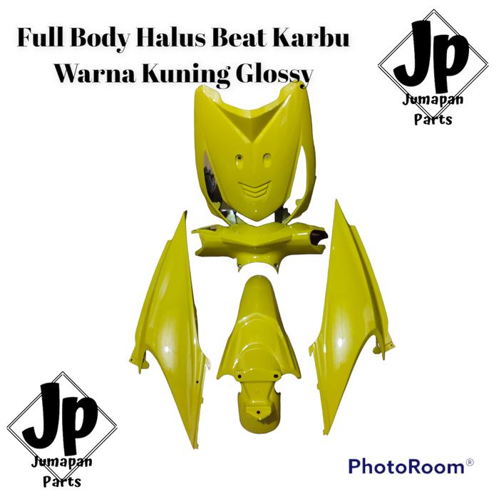 Gambar Full Body Bodi Halus Honda Beat Karbu CUSTOM Merah Biru Gold Doff - Kuning glossy dari Jumapan Parts undefined Tokopedia