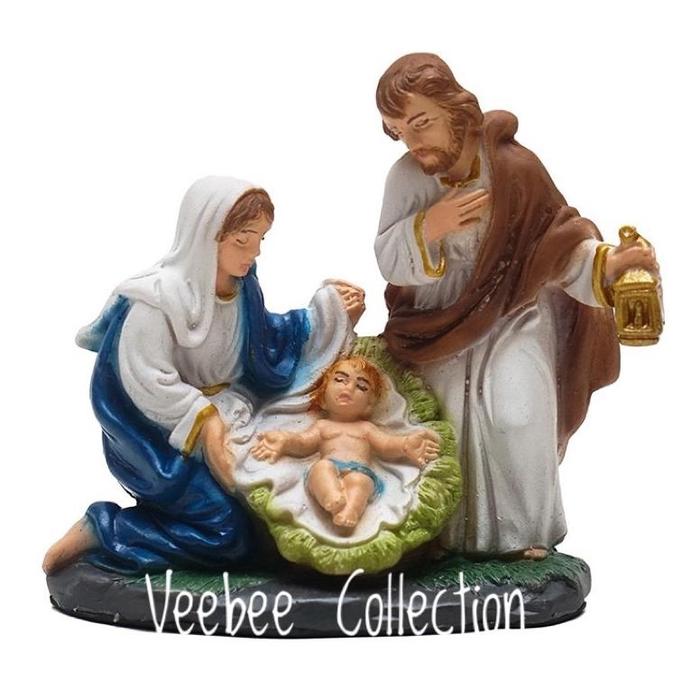 Gambar Patung Kelahiran Yesus Rumah/ Patung Yesus/ Patung Yesus Set Handmade/ - Patung duduk dari dikposam undefined Tokopedia