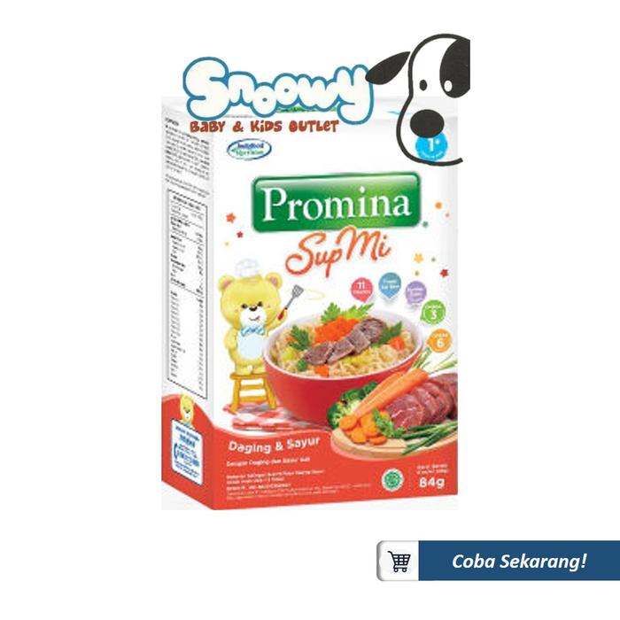 Gambar Promina Sup Mi 1+ Ayam sayur / Daging Sayur - Daging Sayur dari SNOOWY Baby & Kid's Shop undefined Tokopedia