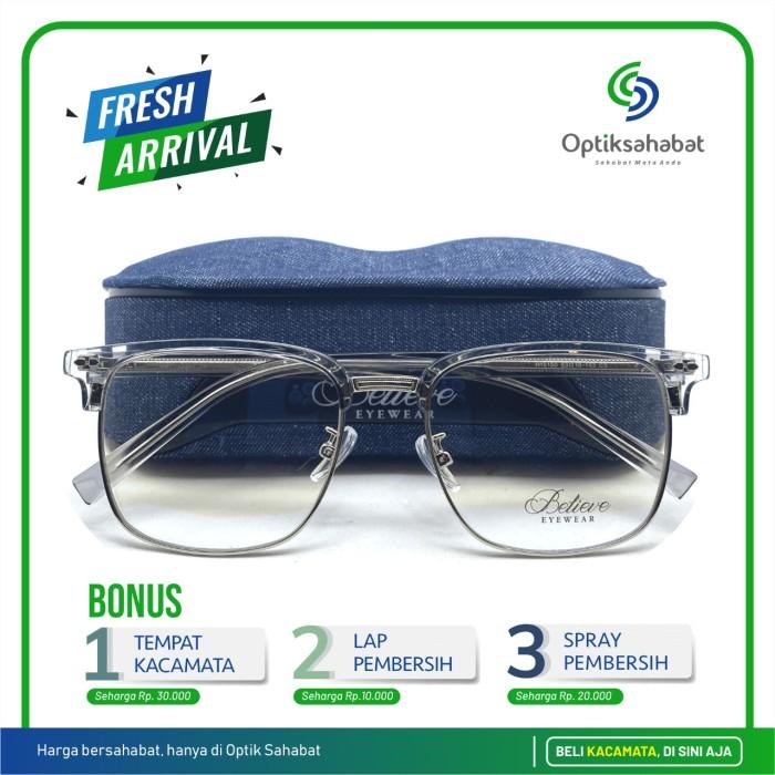 Gambar Believe Eyewear H16150 - Black Crystal, Blue Ray dari Sahabat Eyewear undefined Tokopedia